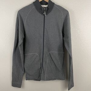 Untouched World Womens S Gray Full Zip Long Sleeve Sweater